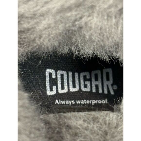 NWT Cougar Women's V-Five-S Faux Fur Lined Lace Up Winter‎ Boots Gray Size 6 - Picture 8 of 9